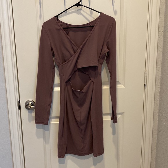 Lululemon Contour Nulu Dress- Purple - Picture 7 of 7